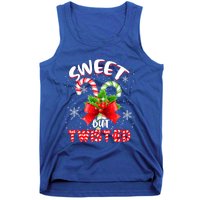 Sweet But Twisted Funny Christmas Candy Lollipop Costume Gift Tank Top