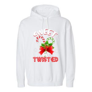 Sweet But Twisted Funny Christmas Candy Lollipop Costume Gift Garment-Dyed Fleece Hoodie