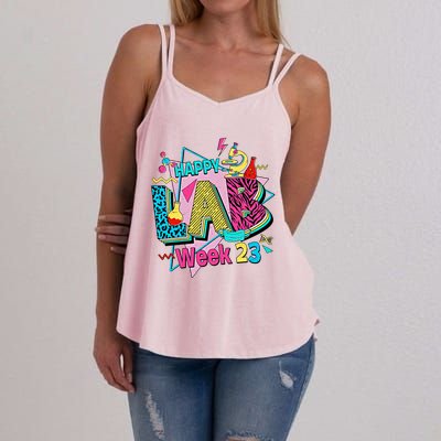 Saved By The Lab Only The Best Support The Rest Lab Week Team Women's Strappy Tank