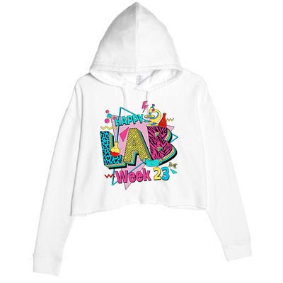 Saved By The Lab Only The Best Support The Rest Lab Week Team Crop Fleece Hoodie