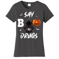 Say Boo To Drugs Halloween Pumpkin Awareness Women's T-Shirt