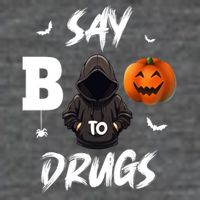Say Boo To Drugs Halloween Pumpkin Awareness Women's V-Neck T-Shirt