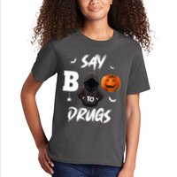 Say Boo To Drugs Halloween Pumpkin Awareness Kids T-Shirt