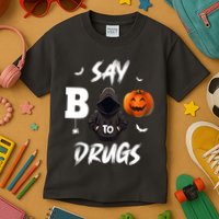 Say Boo To Drugs Halloween Pumpkin Awareness Kids T-Shirt