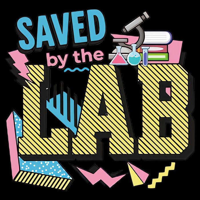 Save By The Lab Lab Week Medical Lab Science Lab Scientist Flat Bill Trucker Hat