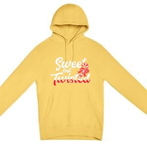 Sweet But Twisted Funny Christmas Candy Lollipop Costume Gift Premium Pullover Hoodie