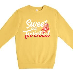 Sweet But Twisted Funny Christmas Candy Lollipop Costume Gift Premium Crewneck Sweatshirt