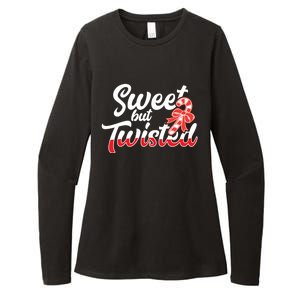 Sweet But Twisted Funny Christmas Candy Lollipop Costume Gift Womens CVC Long Sleeve Shirt