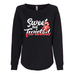 Sweet But Twisted Funny Christmas Candy Lollipop Costume Gift Womens California Wash Sweatshirt