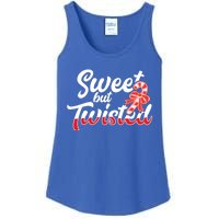 Sweet But Twisted Funny Christmas Candy Lollipop Costume Gift Ladies Essential Tank