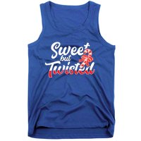 Sweet But Twisted Funny Christmas Candy Lollipop Costume Gift Tank Top