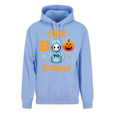 Say Boo To Drugs Funny Halloween Red Ribbon Week Awareness Unisex Surf Hoodie