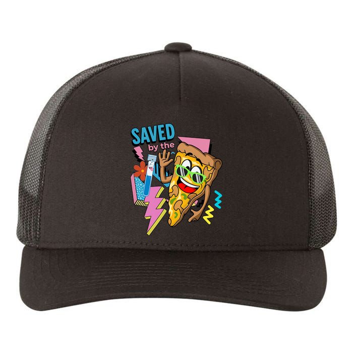 Saved By The Pizza Lab Week Medical Lab Science Lab Tech Phlebotomy Yupoong Adult 5-Panel Trucker Hat