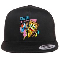 Saved By The Pizza Lab Week Medical Lab Science Lab Tech Phlebotomy Flat Bill Trucker Hat