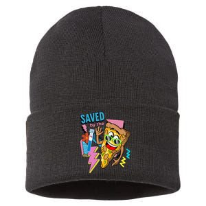 Saved By The Pizza Lab Week Medical Lab Science Lab Tech Phlebotomy Sustainable Knit Beanie