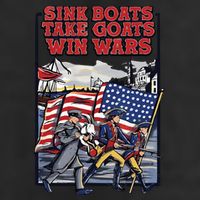 Sink Boats Take Goasts Win Wars 7 Panel Mesh Trucker Snapback Hat