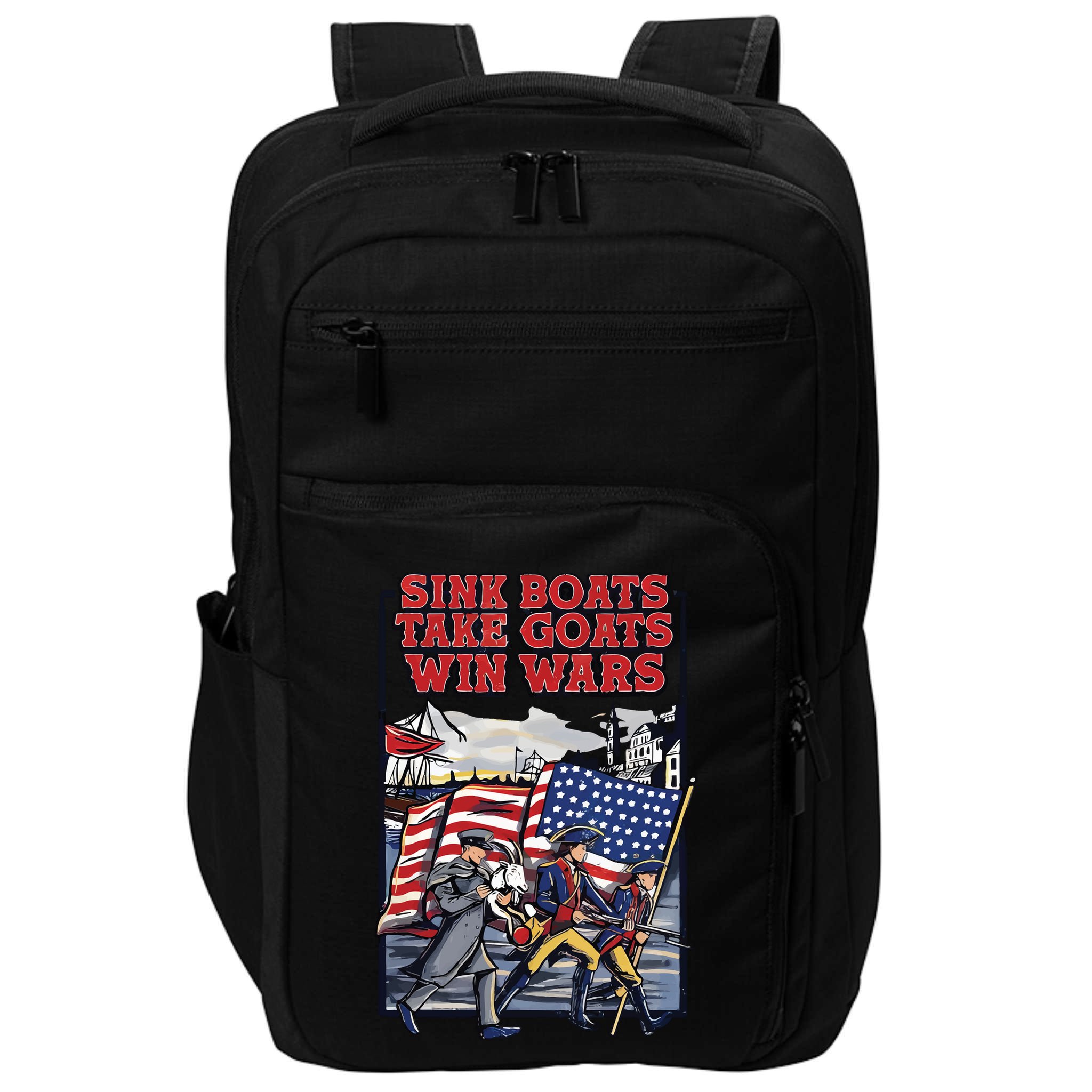 Sink Boats Take Goasts Win Wars Impact Tech Backpack