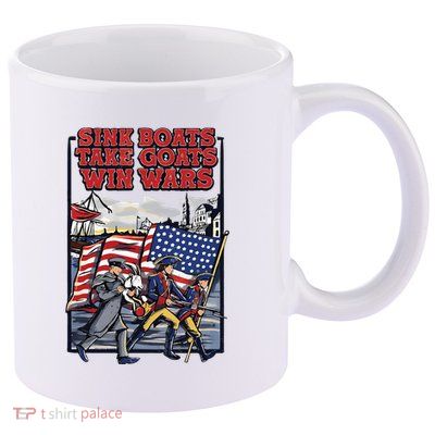 Sink Boats Take Goasts Win Wars 11oz C Handle Ceramic Mug