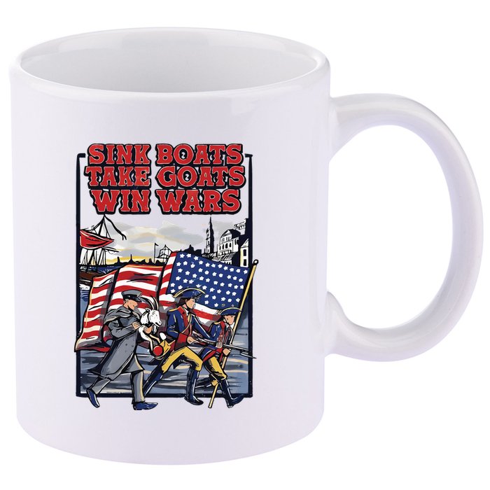 Sink Boats Take Goasts Win Wars 11oz C Handle Ceramic Mug