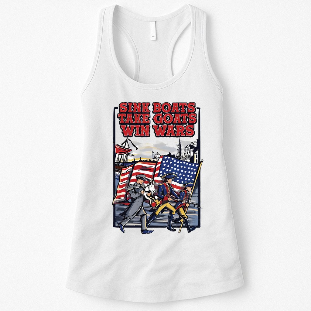 Sink Boats Take Goasts Win Wars Womens Tank Top