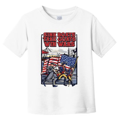 Sink Boats Take Goasts Win Wars Toddler T-Shirt