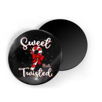 Sweet But Twisted Funny Christmas Candy Cane Xmas Holiday Magnet