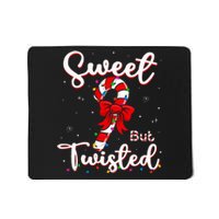 Sweet But Twisted Funny Christmas Candy Cane Xmas Holiday Mousepad