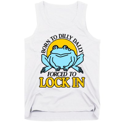 Shitheadsteve Born To Dilly Dally Frog Forced To Lock In New Tank Top