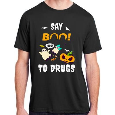 Say Boo To Drugs Red Ribbon Week Awareness Adult ChromaSoft Performance T-Shirt