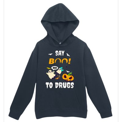 Say Boo To Drugs Red Ribbon Week Awareness Urban Pullover Hoodie