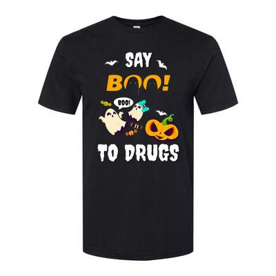 Say Boo To Drugs Red Ribbon Week Awareness Softstyle CVC T-Shirt