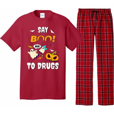 Say Boo To Drugs Red Ribbon Week Awareness Pajama Set