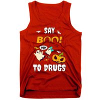 Say Boo To Drugs Red Ribbon Week Awareness Tank Top