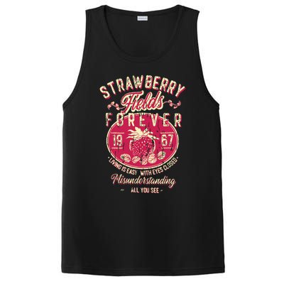 Straw Berry Tields Forever 1967 Vintage PosiCharge Competitor Tank