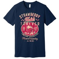 Straw Berry Tields Forever 1967 Vintage Premium T-Shirt