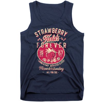 Straw Berry Tields Forever 1967 Vintage Tank Top