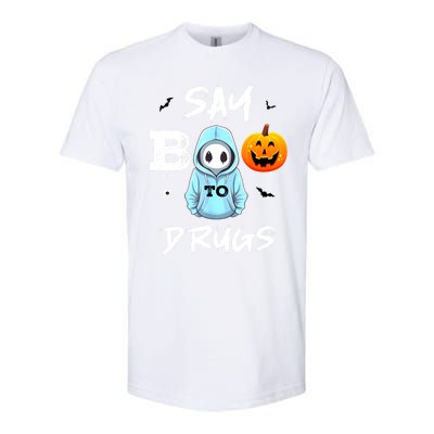 Say Boo To Drugs Funny Halloween Red Ribbon Week Awareness Softstyle CVC T-Shirt