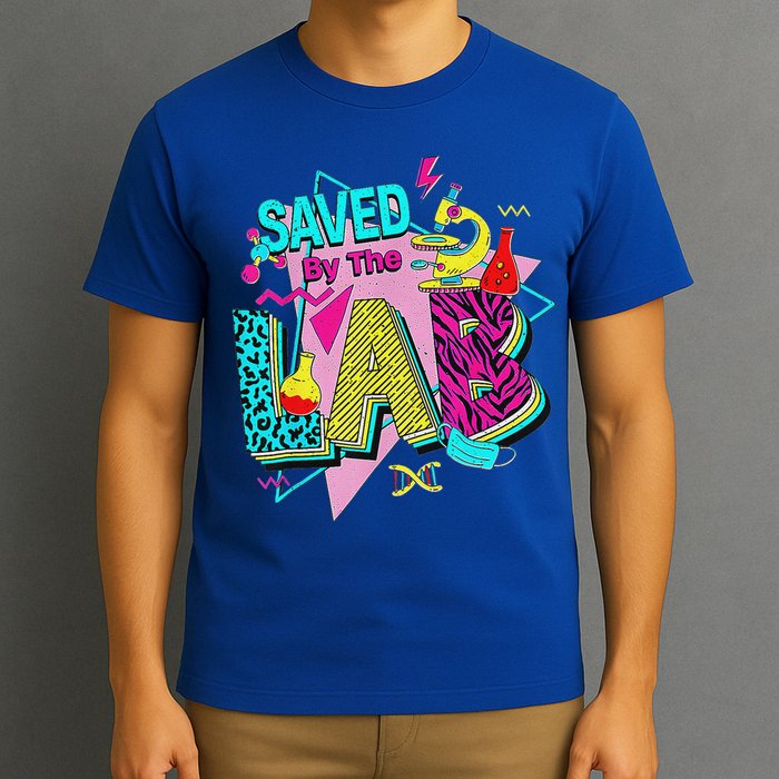 Saved By The Lab Retro Medical Laboratory Tech T-Shirt
