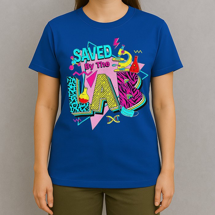 Saved By The Lab Retro Medical Laboratory Tech T-Shirt