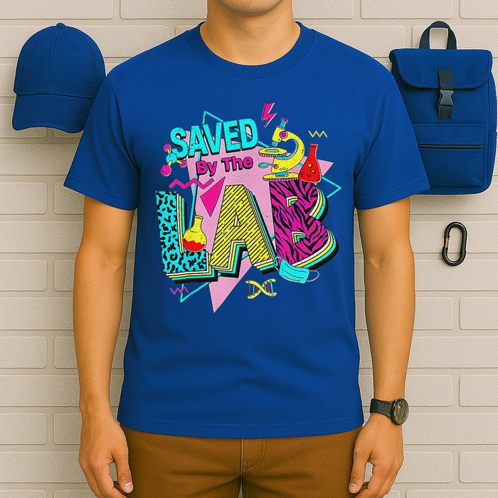 Saved By The Lab Retro Medical Laboratory Tech T-Shirt