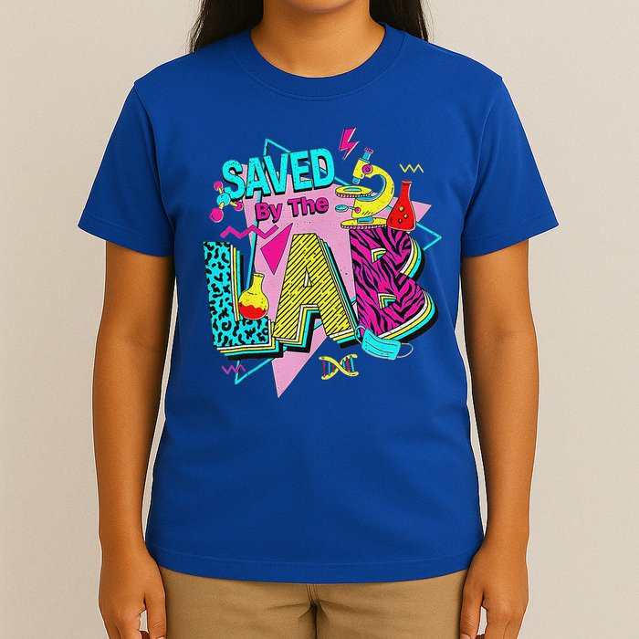 Saved By The Lab Retro Medical Laboratory Tech T-Shirt