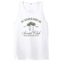 Summer Break Teacher Off Duty PosiCharge Competitor Tank