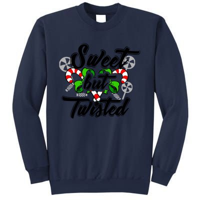 Sweet But Twisted Candycane Funny Christmas Gift Dults Gift Sweatshirt