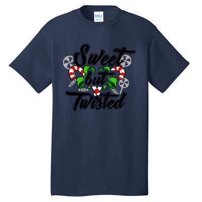 Sweet But Twisted Candycane Funny Christmas Gift Dults Gift Tall T-Shirt