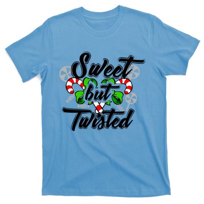 Sweet But Twisted Candycane Funny Christmas Gift Dults Gift T-Shirt