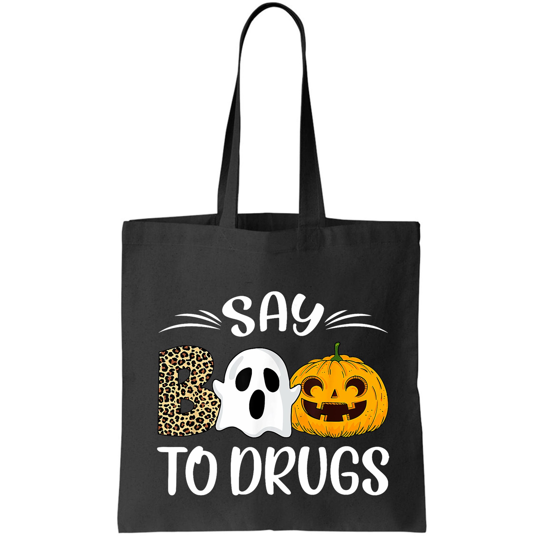 Say Boo To Drugs Red Ribbon Week Awareness Funny Halloween Bag