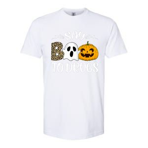 Say Boo To Drugs Red Ribbon Week Awareness Funny Halloween Softstyle CVC T-Shirt