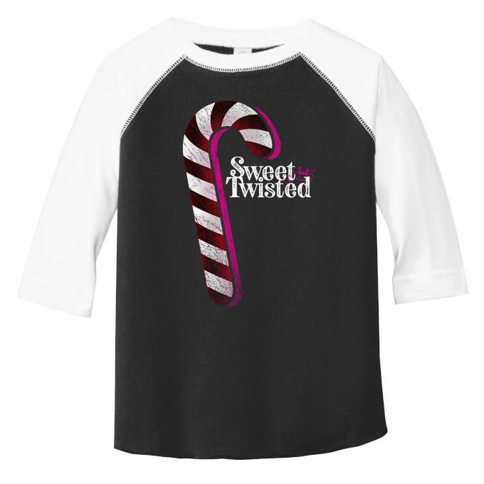 Sweet But Twisted Big Candy Cane Cute Gift Toddler Fine Jersey T-Shirt