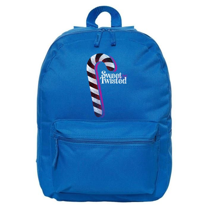 Sweet But Twisted Big Candy Cane Cute Gift 16 in Basic Backpack