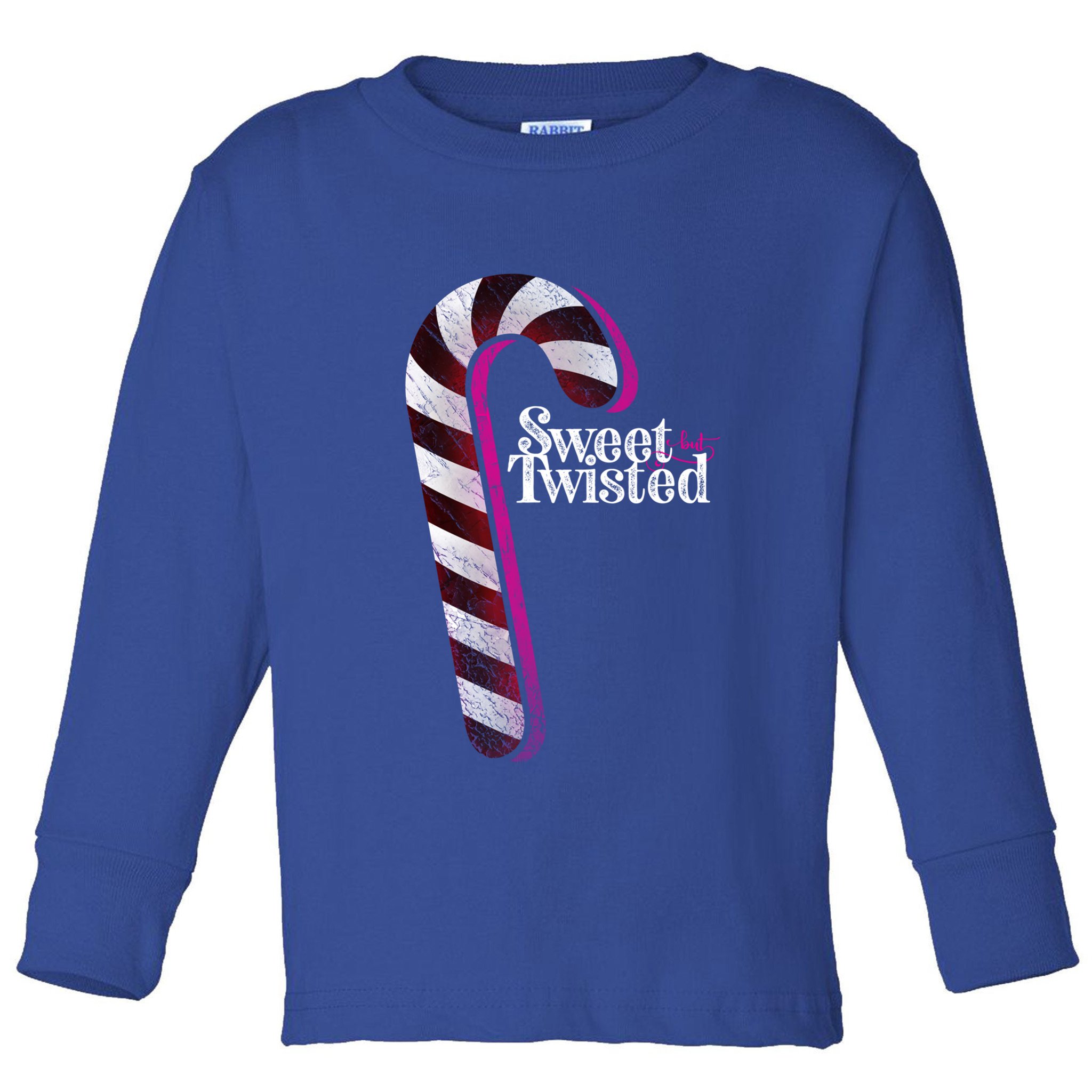 Sweet But Twisted Big Candy Cane Cute Gift Toddler Long Sleeve Shirt